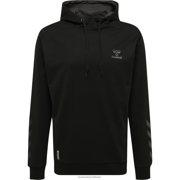 se Hummel män hmloffgrid hoodie i bomull LL40V710 \"luvtröja\"