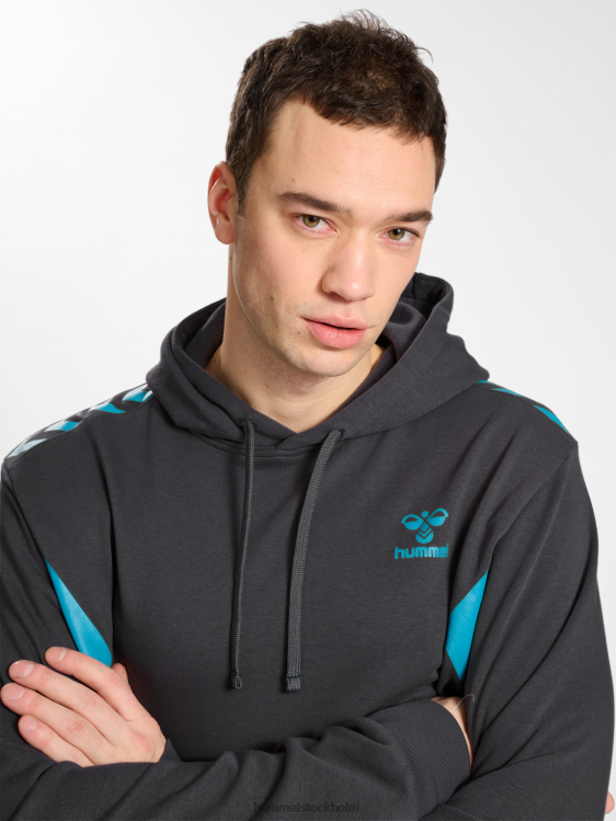 se Hummel män hmlstaltisk hoodie i bomull LL40V107 \"sportig hoodie\"