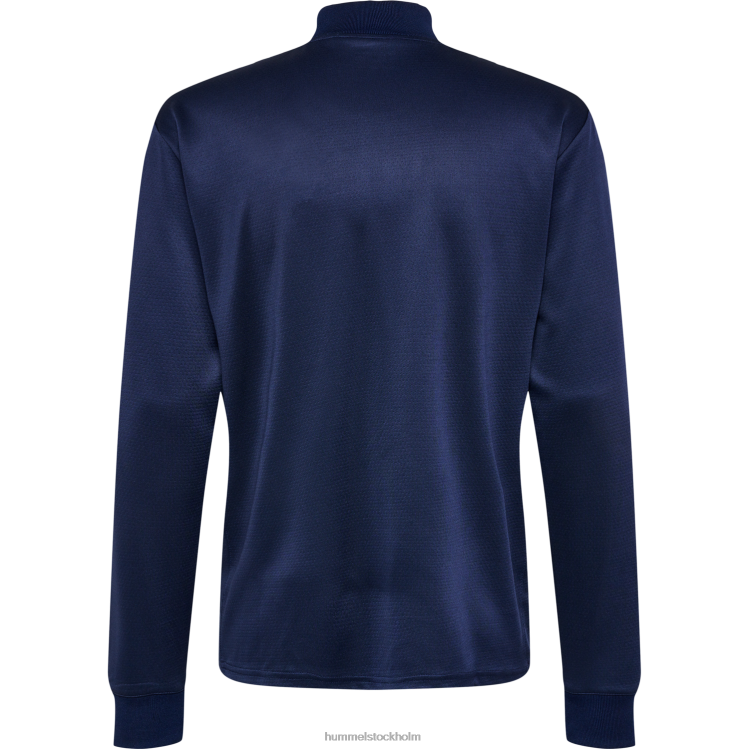se Hummel män hmlstaltisk poly halv zip l/s LL40V138 \"halv dragkedja\"