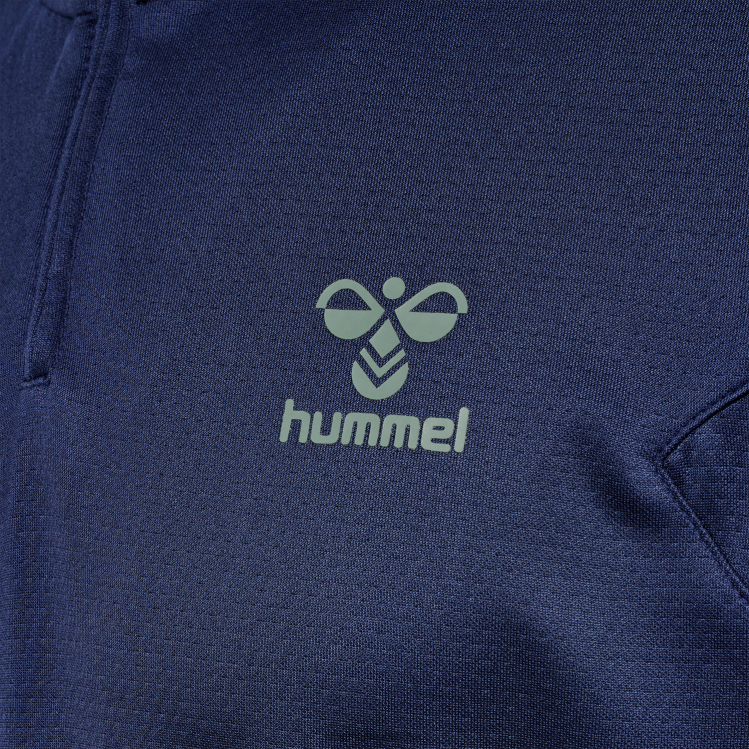 se Hummel män hmlstaltisk poly halv zip l/s LL40V138 \"halv dragkedja\"