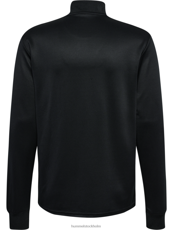 se Hummel män hmlstaltisk poly halv zip l/s LL40V98 \"halv dragkedja\"