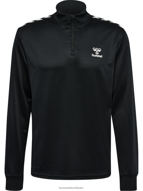 se Hummel män hmlstaltisk poly halv zip l/s LL40V98 \"halv dragkedja\"