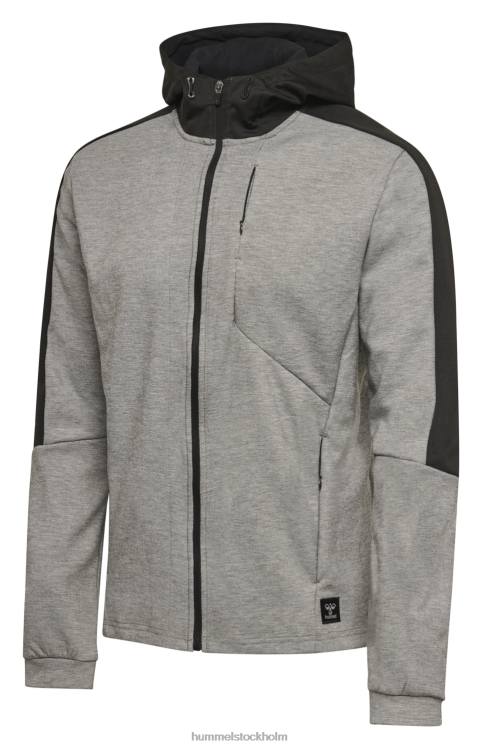 se Hummel män hmltropper hoodie med dragkedja LL40V1271 \"huvtröja med dragkedja\"