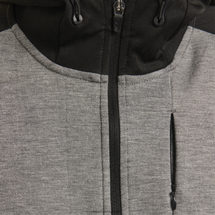 se Hummel män hmltropper hoodie med dragkedja LL40V1271 \"huvtröja med dragkedja\"