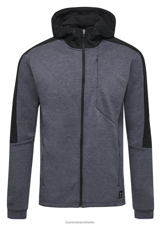 se Hummel män hmltropper hoodie med dragkedja LL40V1638 \"huvtröja med dragkedja\"