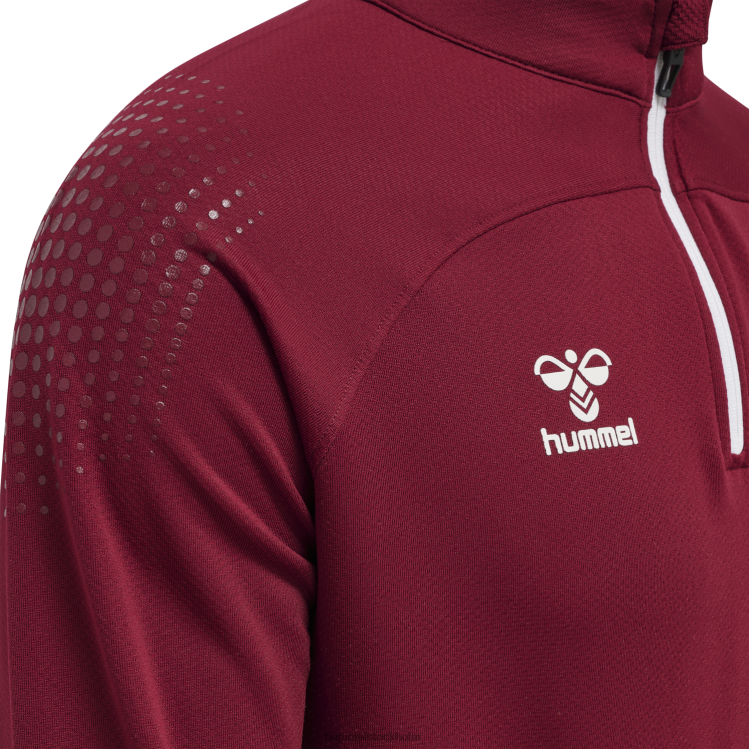 se Hummel män hmllead halv zip LL40V1283 \"jacka med halv dragkedja\"