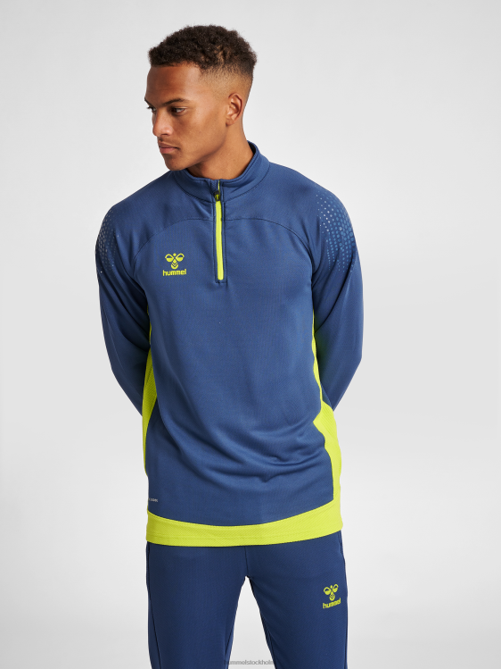 se Hummel män hmllead halv zip LL40V1315 "jacka med halv dragkedja"