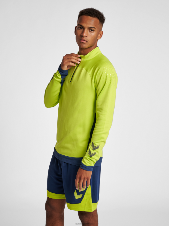 se Hummel män hmllead halv zip LL40V1325 "jacka med halv dragkedja"