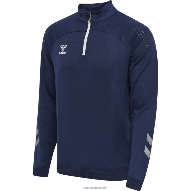 se Hummel män hmllead halv zip LL40V1588 "jacka med halv dragkedja"