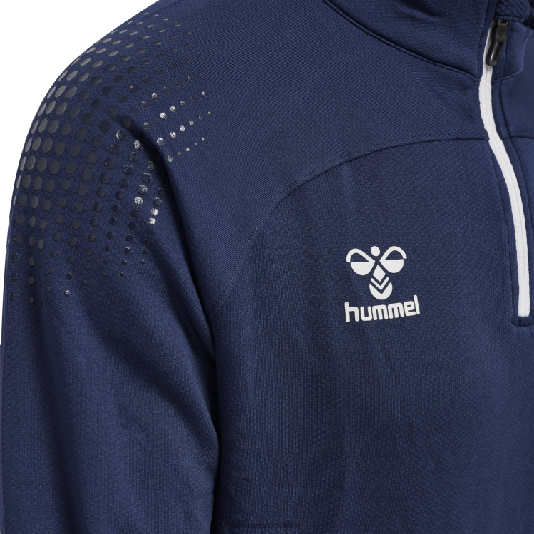 se Hummel män hmllead halv zip LL40V1588 \"jacka med halv dragkedja\"