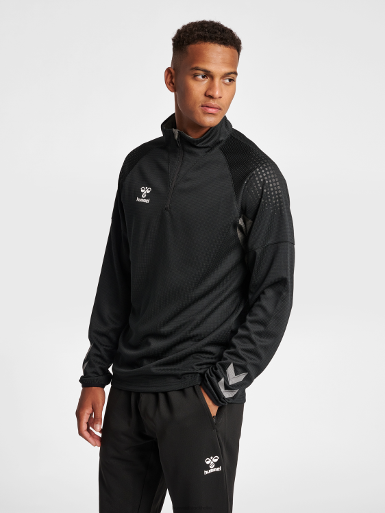se Hummel män hmllead pro halv zip LL40V1263 "jacka med halv dragkedja"