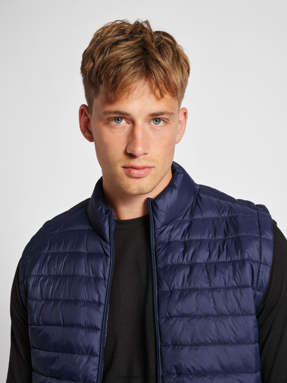 se Hummel män hmlröd quiltad väst LL40V516 \"quiltad gilet\"