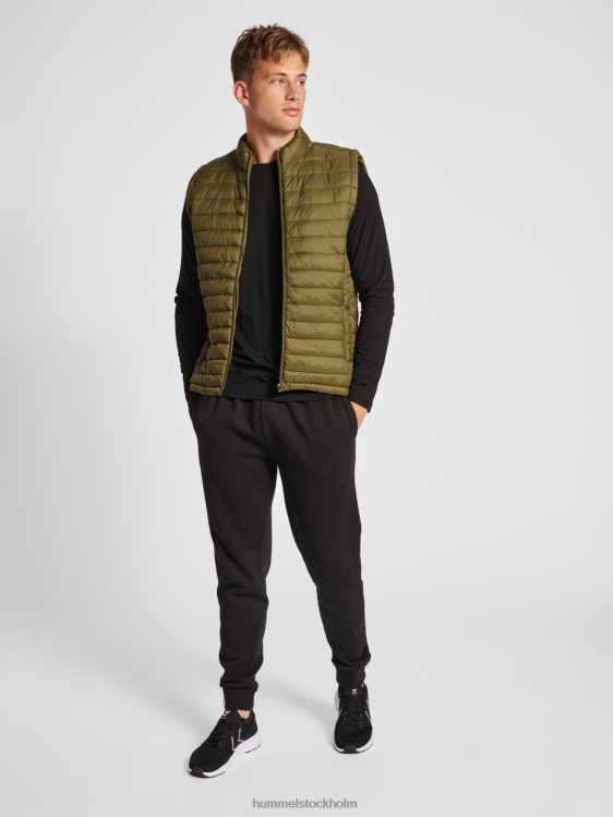 se Hummel män hmlröd quiltad väst LL40V590 \"quiltad gilet\"