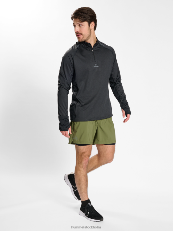 se Hummel män nwlmesa 1/2 zip l/s LL40V160 \"jacka med halv dragkedja\"