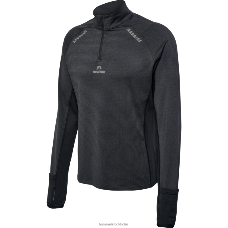 se Hummel män nwlmesa 1/2 zip l/s LL40V160 \"jacka med halv dragkedja\"