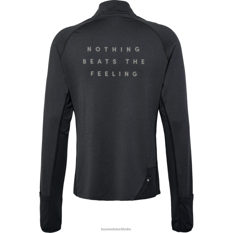 se Hummel män nwlmesa 1/2 zip l/s LL40V160 \"jacka med halv dragkedja\"