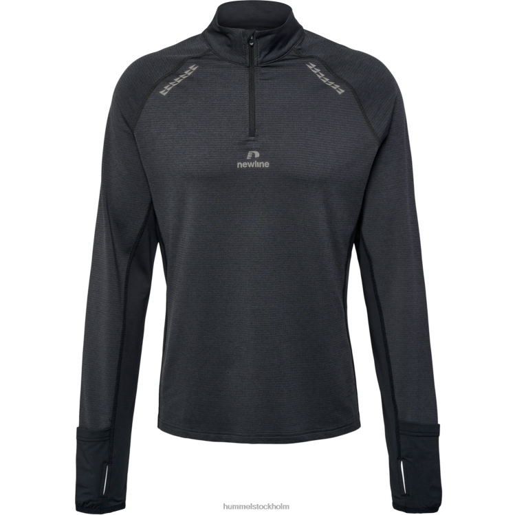 se Hummel män nwlmesa 1/2 zip l/s LL40V160 \"jacka med halv dragkedja\"