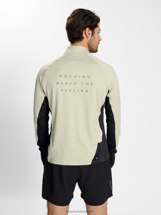 se Hummel män nwlmesa 1/2 zip l/s LL40V172 \"jacka med halv dragkedja\"