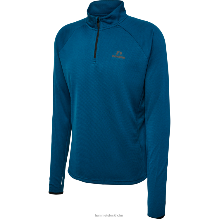 se Hummel män nwlphoenix 1/2 zip l/s LL40V157 \"jacka med halv dragkedja\"