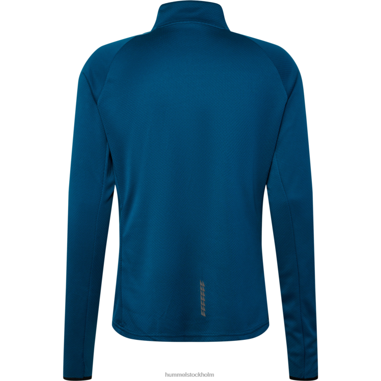 se Hummel män nwlphoenix 1/2 zip l/s LL40V157 \"jacka med halv dragkedja\"