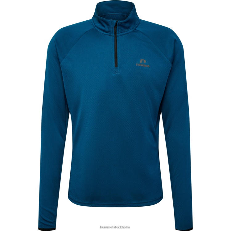 se Hummel män nwlphoenix 1/2 zip l/s LL40V157 \"jacka med halv dragkedja\"