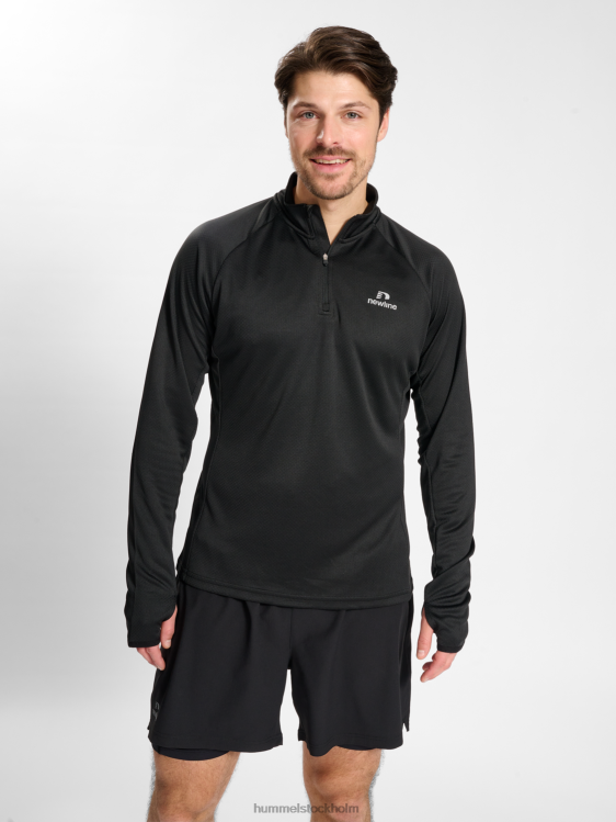 se Hummel män nwlphoenix 1/2 zip l/s LL40V170 "jacka med halv dragkedja"