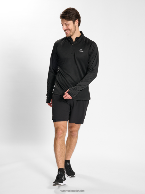 se Hummel män nwlphoenix 1/2 zip l/s LL40V170 \"jacka med halv dragkedja\"