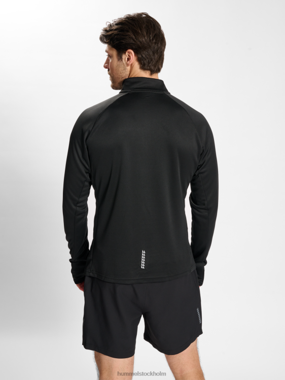 se Hummel män nwlphoenix 1/2 zip l/s LL40V170 \"jacka med halv dragkedja\"