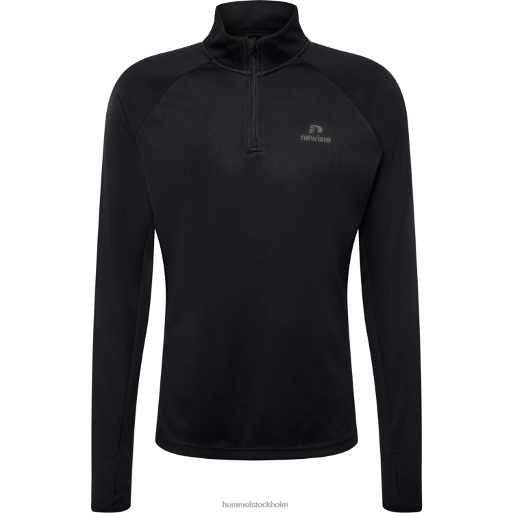 se Hummel män nwlphoenix 1/2 zip l/s LL40V170 \"jacka med halv dragkedja\"
