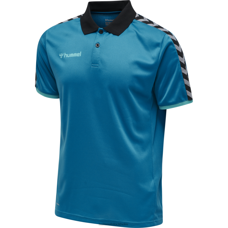 se Hummel män autentisk funktionell polo LL40V1442 \"jersey pikétröja\"