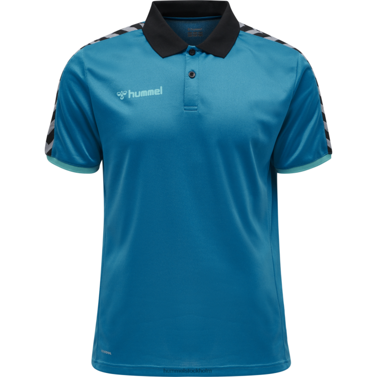 se Hummel män autentisk funktionell polo LL40V1442 \"jersey pikétröja\"