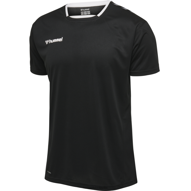 se Hummel män hmautentisk poly jersey s/s LL40V1356 "sporttröja med chevrons"