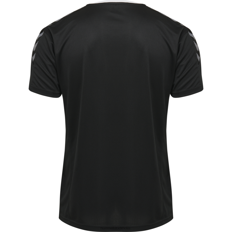 se Hummel män hmautentisk poly jersey s/s LL40V1356 \"sporttröja med chevrons\"
