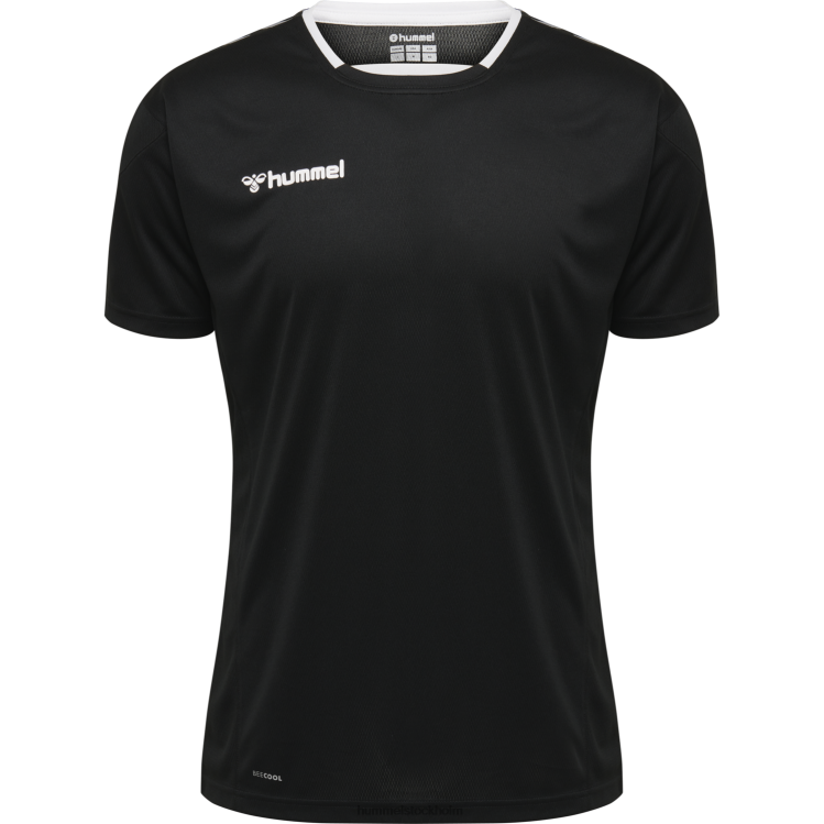 se Hummel män hmautentisk poly jersey s/s LL40V1356 \"sporttröja med chevrons\"