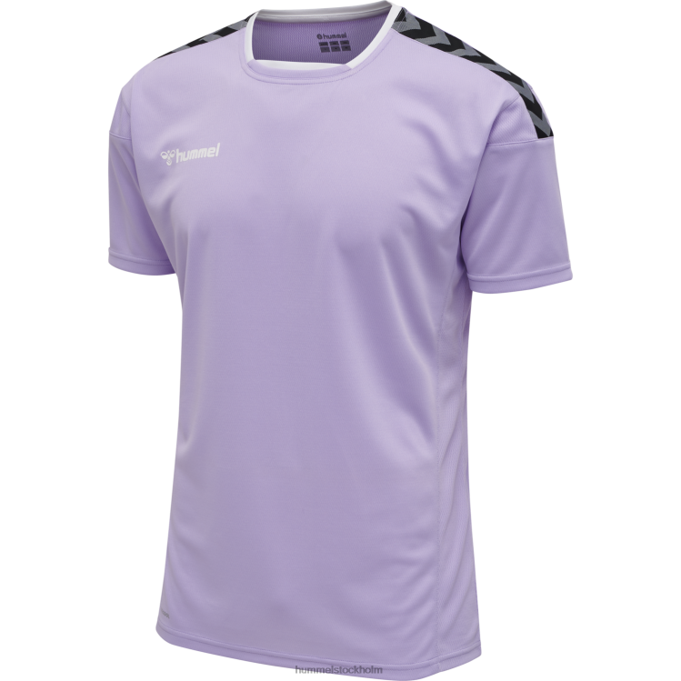 se Hummel män hmautentisk poly jersey s/s LL40V1413 \"sporttröja med chevrons\"