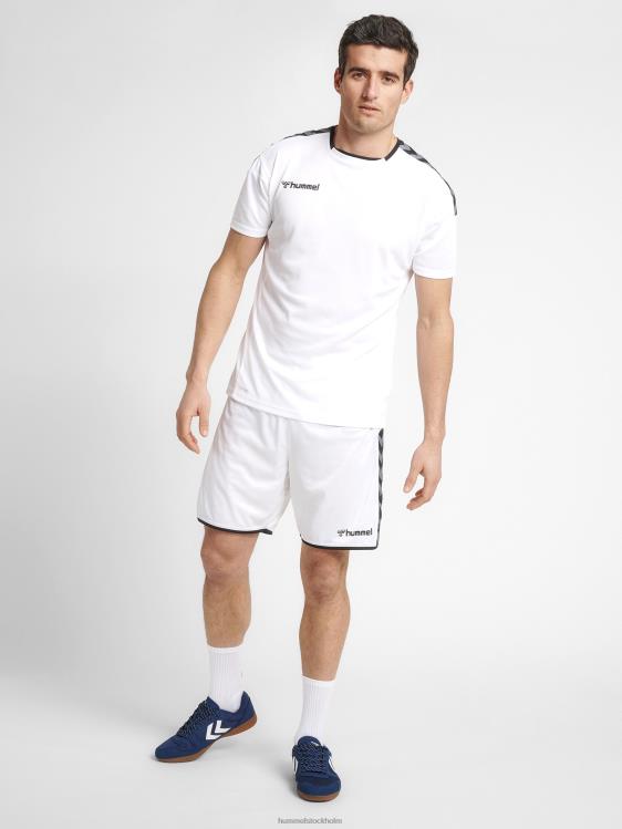 se Hummel män hmautentisk poly jersey s/s LL40V1420 \"sporttröja med chevrons\"