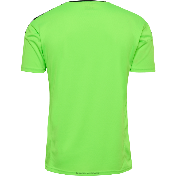 se Hummel män hmautentisk poly jersey s/s LL40V1473 \"sporttröja med chevrons\"