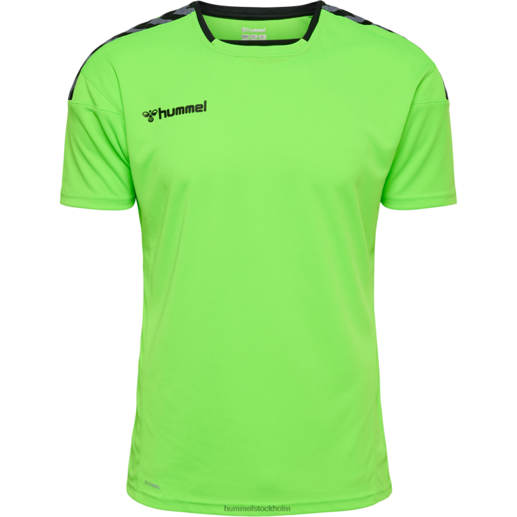 se Hummel män hmautentisk poly jersey s/s LL40V1473 \"sporttröja med chevrons\"