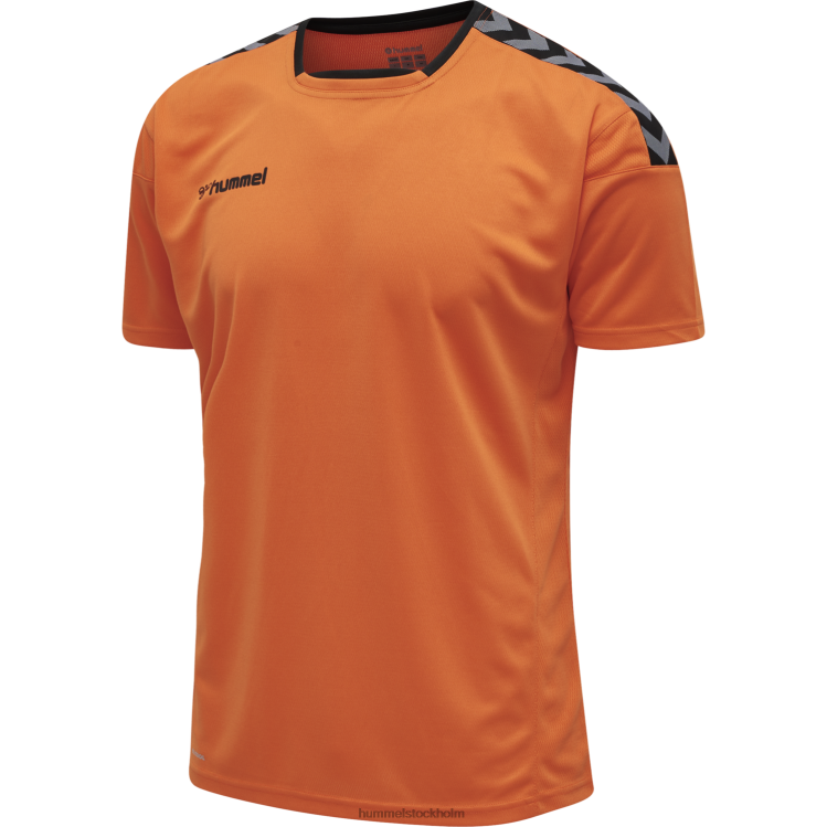 se Hummel män hmautentisk poly jersey s/s LL40V1520 \"sporttröja med chevrons\"