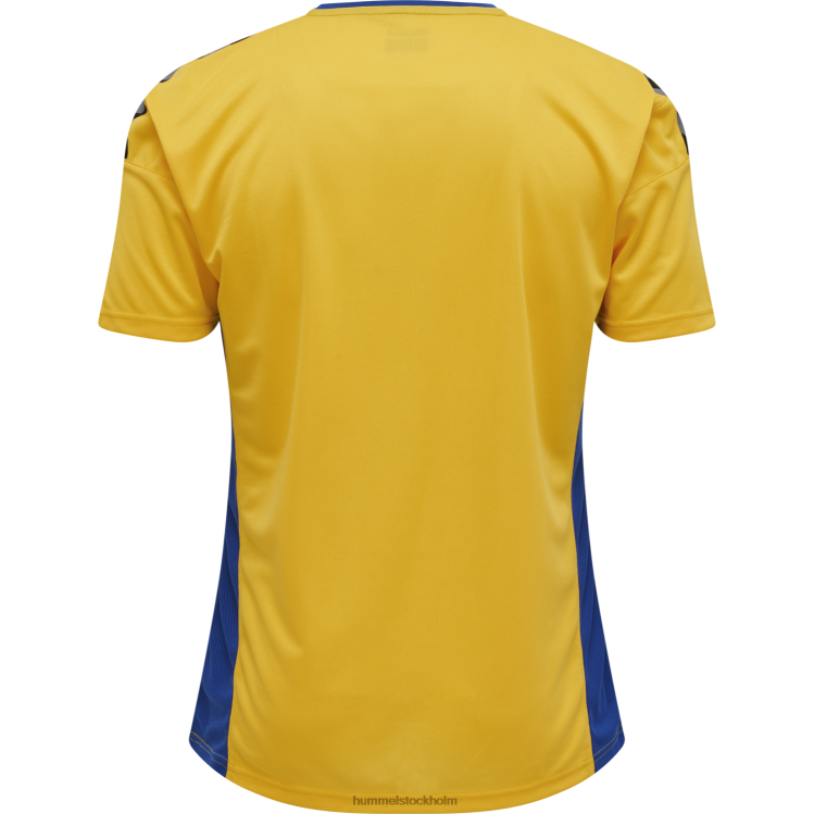 se Hummel män hmautentisk poly jersey s/s LL40V1545 \"sporttröja med chevrons\"