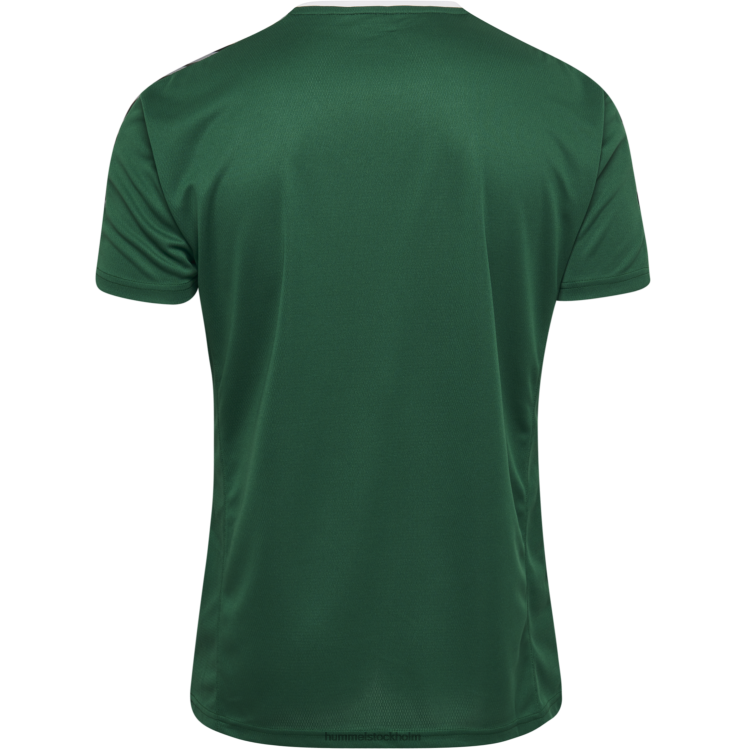 se Hummel män hmautentisk poly jersey s/s LL40V1645 \"sporttröja med chevrons\"