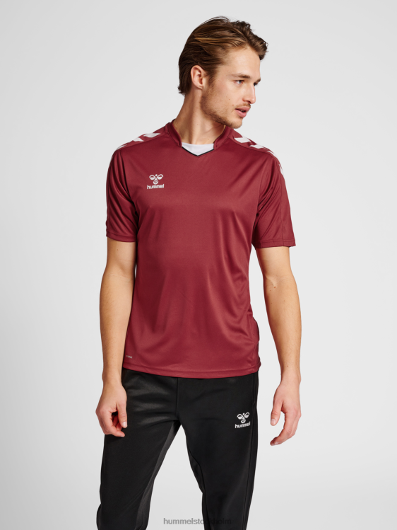 se Hummel män hmlcore xk poly jersey s/s LL40V1128 "kortärmad sporttröja"