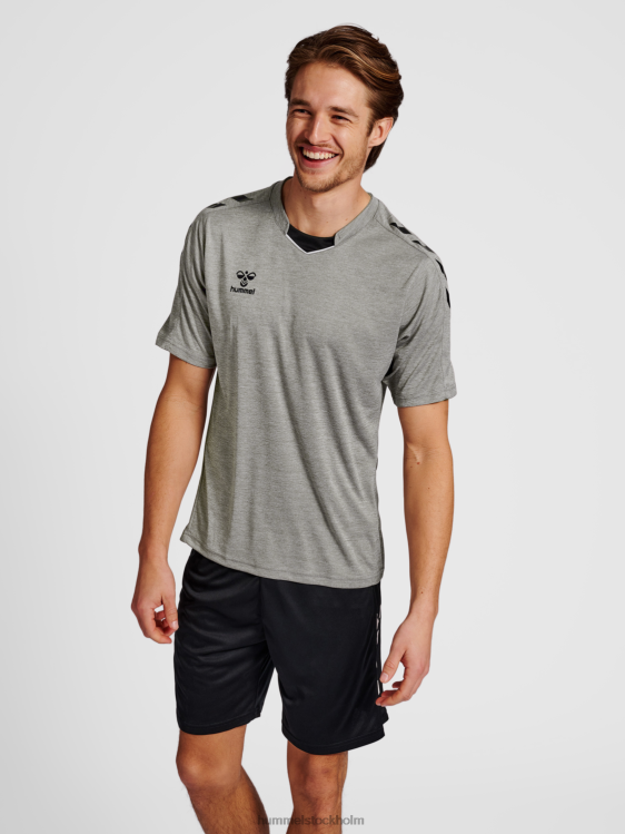 se Hummel män hmlcore xk poly jersey s/s LL40V807 "kortärmad sporttröja"