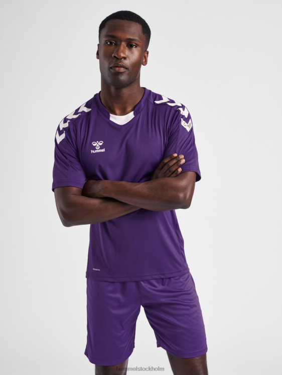 se Hummel män hmlcore xk poly jersey s/s LL40V821 "kortärmad sporttröja"