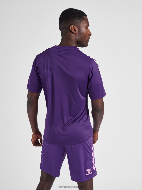 se Hummel män hmlcore xk poly jersey s/s LL40V821 \"kortärmad sporttröja\"
