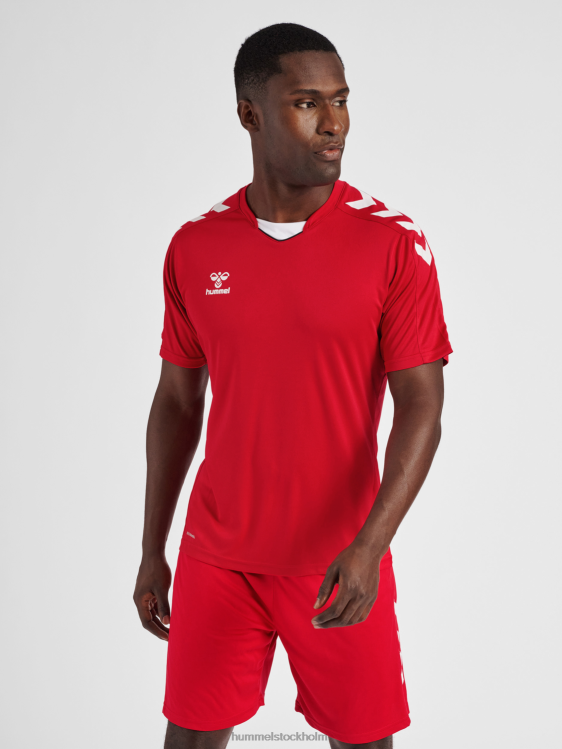 se Hummel män hmlcore xk poly jersey s/s LL40V874 "kortärmad sporttröja"