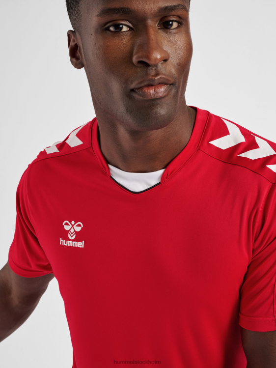 se Hummel män hmlcore xk poly jersey s/s LL40V874 \"kortärmad sporttröja\"