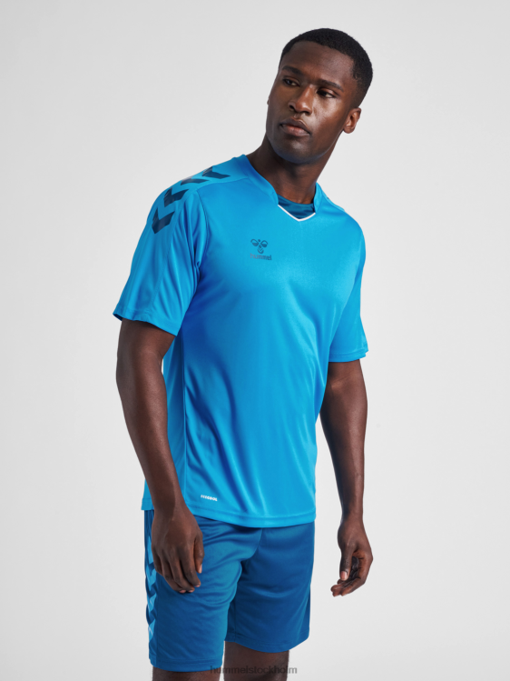 se Hummel män hmlcore xk poly jersey s/s LL40V958 "kortärmad sporttröja"