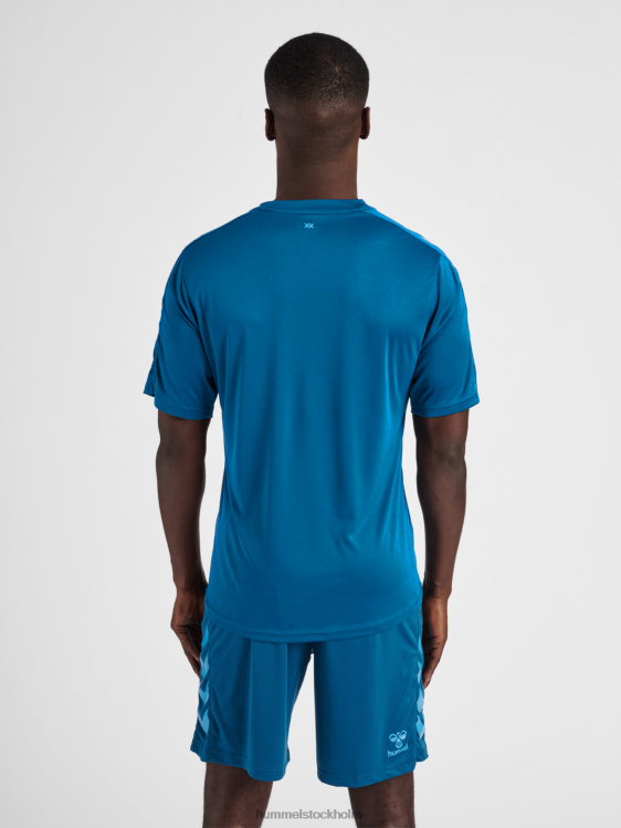 se Hummel män hmlcore xk randig tröja s/s LL40V458 \"kortärmad tröja\"