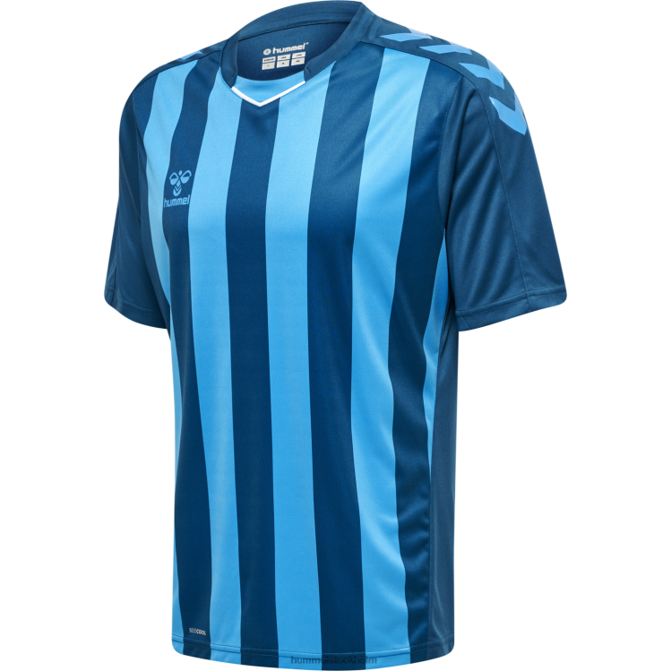 se Hummel män hmlcore xk randig tröja s/s LL40V458 \"kortärmad tröja\"